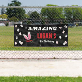 Banderoles Nom Extraordinaire Magicien Anniversaire, toute fê (En situation)