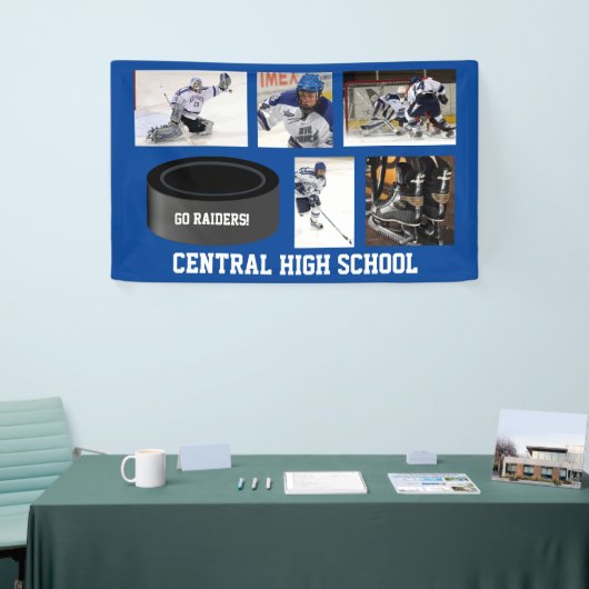 Banderoles Nom fait sur commande d'équipe de collage de photo (Salon professionnel)