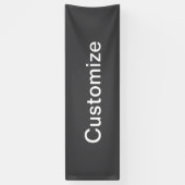 Banderoles Nom modifiable en gras moderne, entreprise ou marq (Vertical)