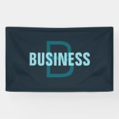 Banderoles Nom simple en gras personnalisable en monogramme (Horizontal)