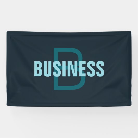 Banderoles Nom simple en gras personnalisable en monogramme (Horizontal)