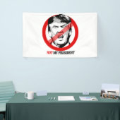 Banderoles Non mon président - Anti-Atout (Salon professionnel)