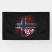 Banderoles Norway flag (Horizontal)