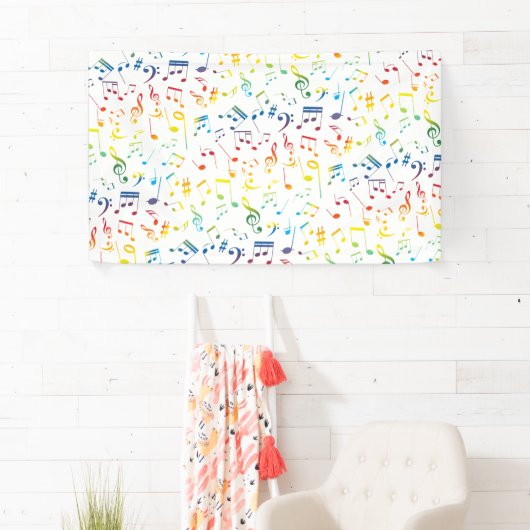 Banderoles Notes musicales 4 (En situation)