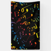 Banderoles Notes musicales 5 (Vertical)