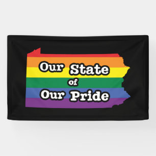 Banderoles Notre État de notre fierté Pennsylvanie