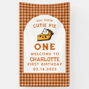 Banderoles Notre Little Cutie Pi Jour 1er Anniversaire