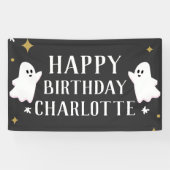 Banderoles Notre Petit Boo fête ses deux ans (Horizontal)