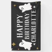 Banderoles Notre Petit Boo fête ses deux ans (Vertical)