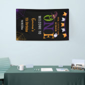 Banderoles Notre Petit Boo Turner Un, Halloween 1Er Anniversa (Salon professionnel)
