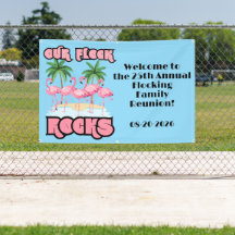 Notre troupe de flamants roses personnalisés pour 