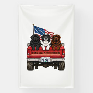 Banderoles Notta Bear Terre-Neuve – Ramassage patriotique