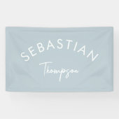 Banderoles Nourriture pour bébé Nom de bébé Salle pour enfant (Horizontal)