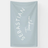 Banderoles Nourriture pour bébé Nom de bébé Salle pour enfant (Vertical)