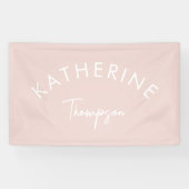 Banderoles Nourriture pour bébé Nom de bébé Salle pour enfant (Horizontal)