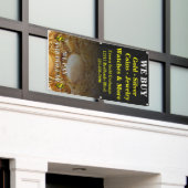 Banderoles Nous Achetons Or Pièces Argent Bijoux côté mur (Bâtiment extérieur)