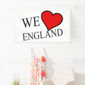 Banderoles Nous aimons Angleterre bk (h) bnrt (En situation)
