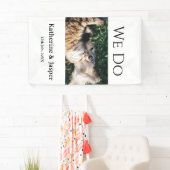 Banderoles Nous faisons la photo de nom d'animal de compagnie (En situation)