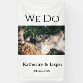 Banderoles Nous faisons la photo de nom d'animal de compagnie (Vertical)