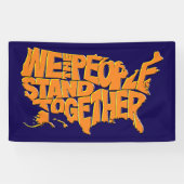 Banderoles Nous, le peuple, nous unissons (Horizontal)
