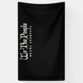 Banderoles Nous, Le Peuple, Tout Le Monde (Vertical)