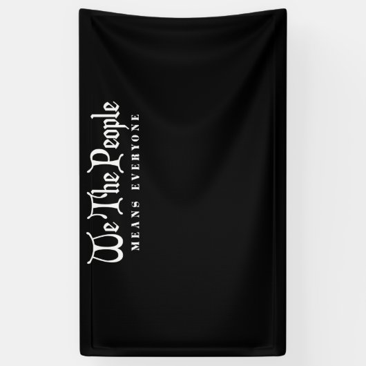Banderoles Nous, Le Peuple, Tout Le Monde (Vertical)