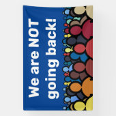 Banderoles Nous ne retournons pas (Verticale)