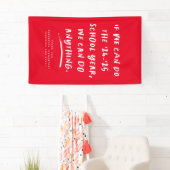 Banderoles Nous pouvons faire n'importe quoi amusant année sc (En situation)