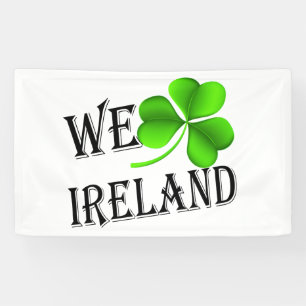 Banderoles Nous Shamrock Irlande bk (h) bnrcn