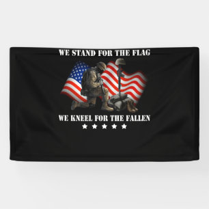 Banderoles Nous Sommes En Faveur Du Drapeau Que Nous Mettons
