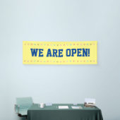 Banderoles Nous sommes ouverts (Salon professionnel)