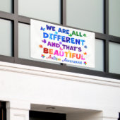 Banderoles Nous sommes tous différents (Bâtiment extérieur)
