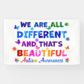 Banderoles Nous sommes tous différents (Horizontal)