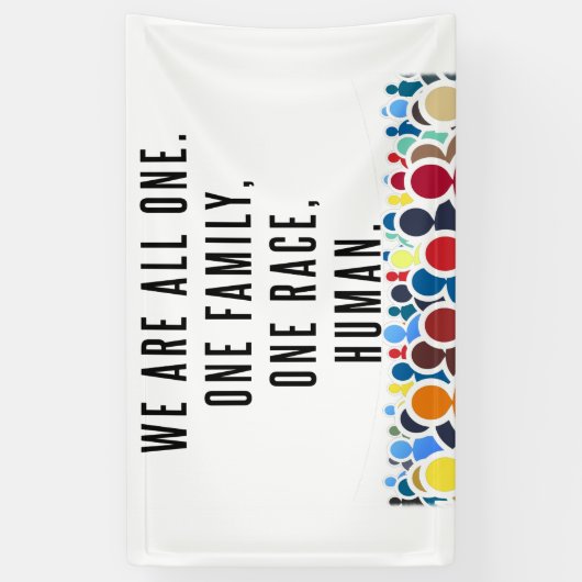 Banderoles Nous Sommes Tous Un. (Vertical)