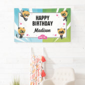 Banderoles Nouvel anniversaire du chat miraculeux (En situation)