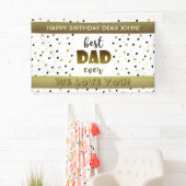 Banderoles Nouvel anniversaire du meilleur papa (En situation)