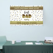 Banderoles Nouvel anniversaire du meilleur papa (Salon professionnel)