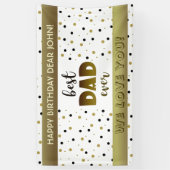 Banderoles Nouvel anniversaire du meilleur papa (Vertical)