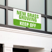 BANDEROLES NOUVELLE GRASSE EN CROISSANCE MAINTENANT (Bâtiment extérieur)