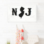 Banderoles NOUVELLE JERSEY NJ College Dorm  (En situation)