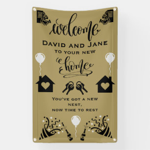Banderoles Nouvelle Maison Chauffe Maison Bienvenue