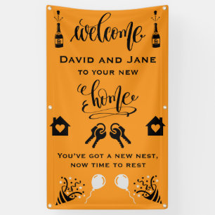Banderoles Nouvelle Maison Chauffe Nouveau Bienvenue