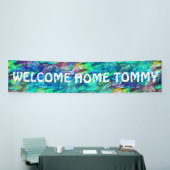 Banderoles Nouvelle-Zélande Abalone Paua Shell Motif 1 (Salon professionnel)