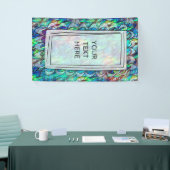 Banderoles Nouvelle-Zélande Abalone Paua Shell Motif 1 (Salon professionnel)