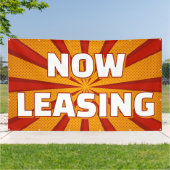 Banderoles Now Leasing Apartments Large Outdoor (Dehors)