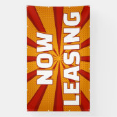 Banderoles Now Leasing Apartments Large Outdoor (Verticale)