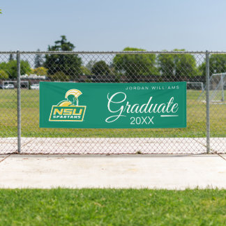 Banderoles NSU Spartans Diplômé
