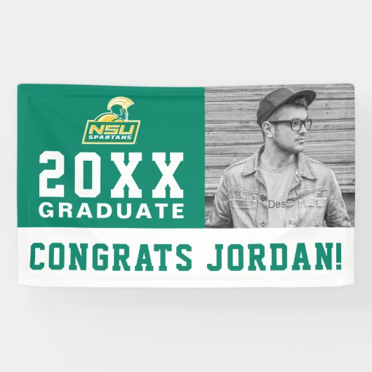 Banderoles NSU Spartans Diplômé (Horizontal)