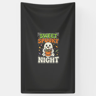 Banderoles Nuit de chasse aux bonbons d'Halloween