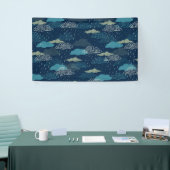 Banderoles Nuit de pluie foncée (Salon professionnel)